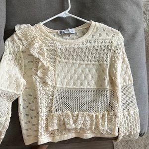 Zara cropped sweater